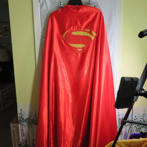 Rubie's Costume Man Of Steel Adult Superman Satin Cape DC COMICS - Picture 1 of 13